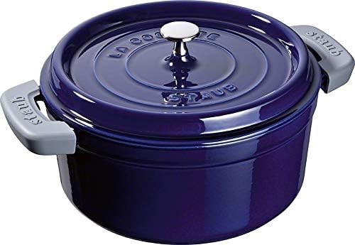 Staub 2E100104 Set mit 2 Silikongriffen, Silikon, grau, 2 Einheiten Eckig Grau, Eckig Grau