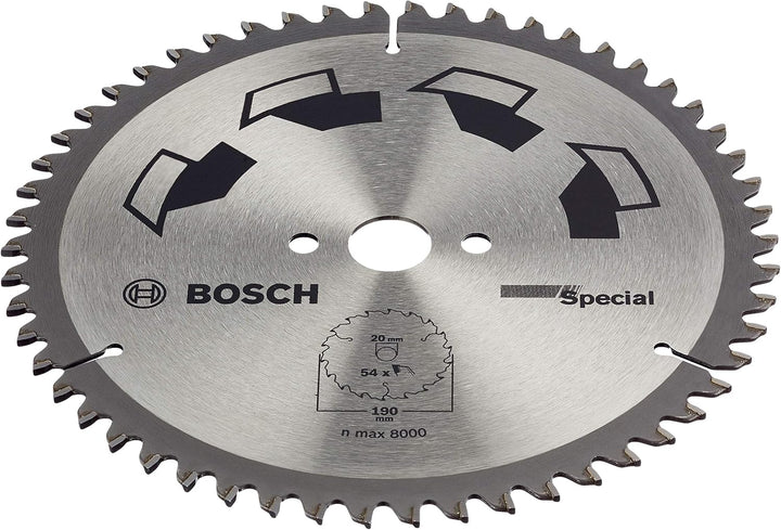 Bosch Accessories 1x Kreissägeblatt Special (Sägeblatt für Holz, Nichteisenmetalle, Kunststoffe, Ø 1