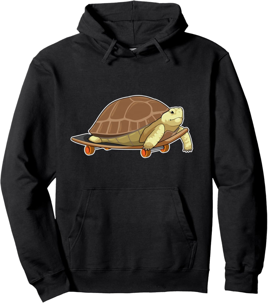 Schildkröte Skater Skateboard Sport Pullover Hoodie