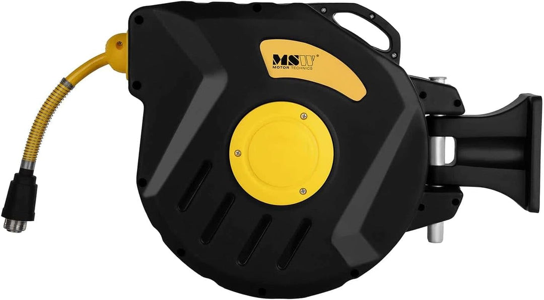 MSW Druckluft-Schlauchtrommel Druckluftschlauch-Aufroller PRO-A 20 (20 m, Luftanschluss: 1/4", Betri