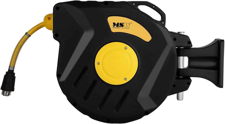 MSW Druckluft-Schlauchtrommel Druckluftschlauch-Aufroller PRO-A 20 (20 m, Luftanschluss: 1/4", Betri