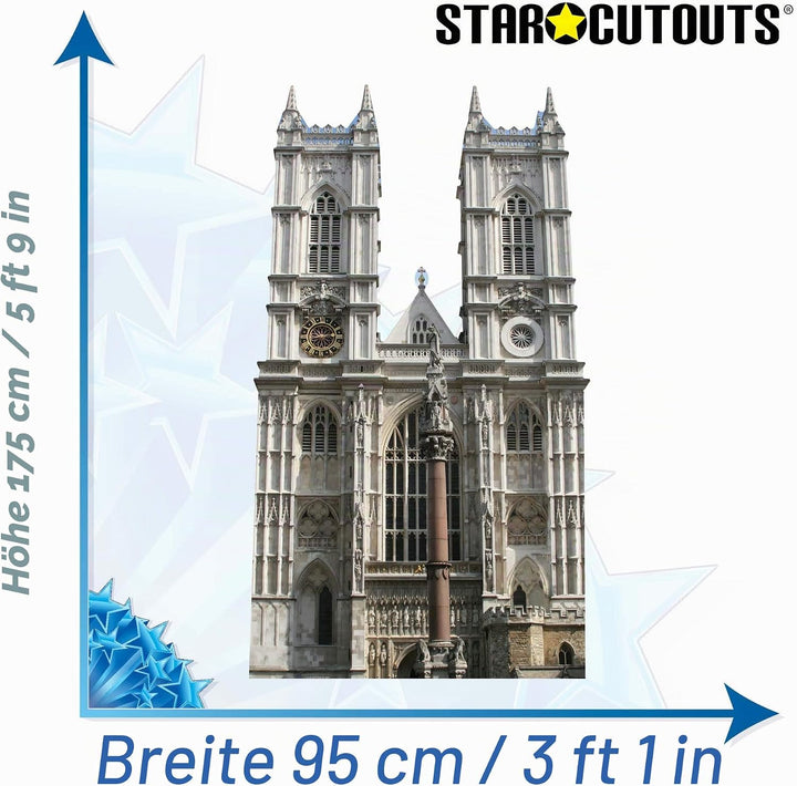 Star Cutouts Pappaufsteller von Westminster Abbey, Westminster Abbey