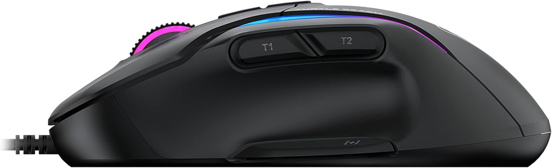 Turtle Beach Kone II – Ergonomische RGB-Gaming-Maus, 26K DPI Optischer Sensor, optische Schalter mit