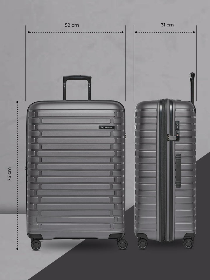 Hartschalen Check-in Koffer | Grosser XL Trolley 52 x 31 x 75 cm von 101 auf 110 Liter erweiterbar |