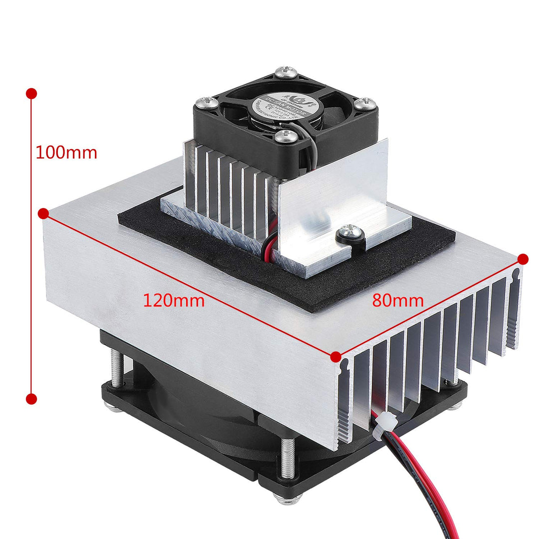 HSEAMALL Thermoelektrisches Peltier-Kühlsystem mit Halbleiter-Kühlsystem, 12 V, Gleichstrom, Leitmod