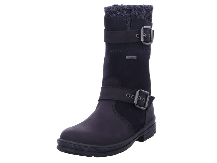 Däumling Marco RV - Alia Mädchen Langschaft Stiefel 28 EU Blau Denver Ozean 48, 28 EU Blau Denver Oz