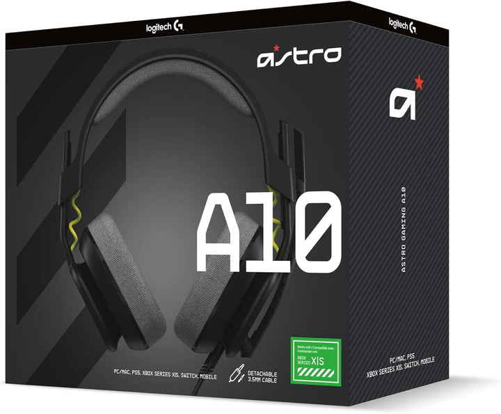 Astro A10 Gaming Headset Gen 2 Wired Headset - Over-Ear-Gaming-Kopfhörer mit Flip-to-Mute-Mikrofon,