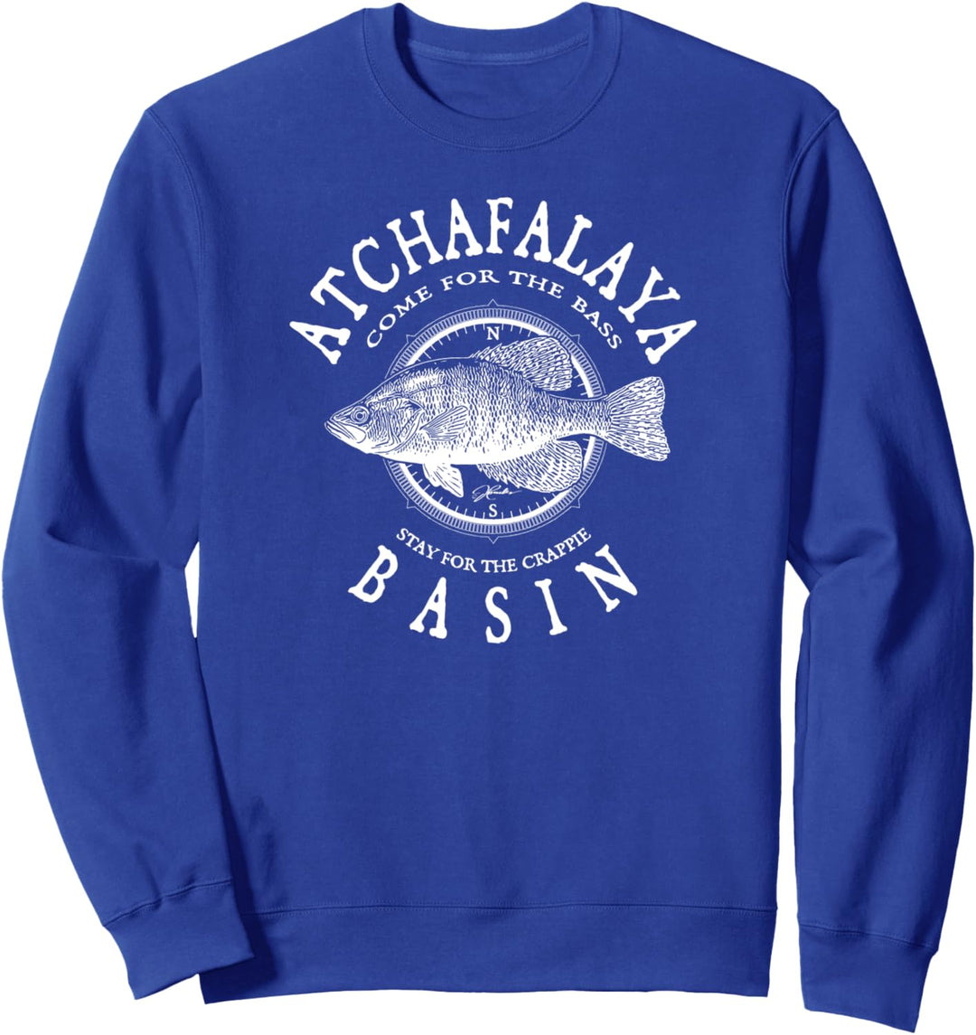 JCombs: Atchafalaya-Becken, Louisiana, Crappie-Angeln Sweatshirt