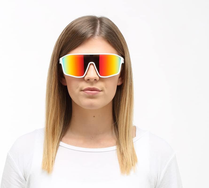 Red Bull Spect Eyewear Unisex Daft Sonnenbrille L Shiny White, L Shiny White