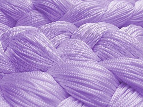 Kaikoon Fadenvorhang Fadenstore B1 schwer entflammbar 150 cm x 500 cm (BxH) Flieder