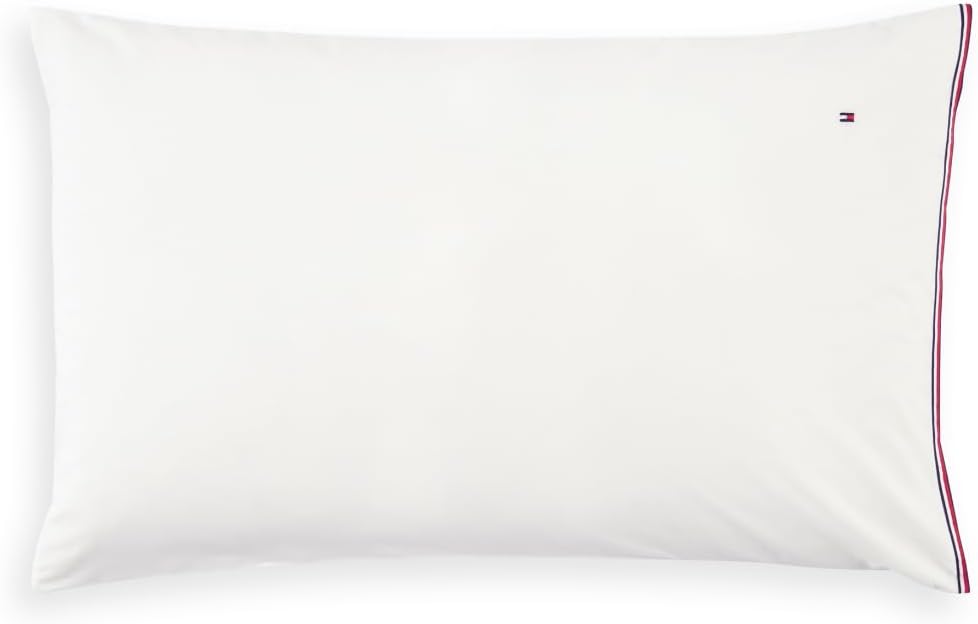 Tommy Hilfiger Bettwäsche Ribbon | White - 155 x 220