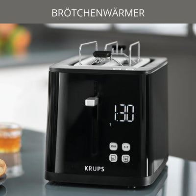 Krups KH6418 Smart'n Light Toaster | Zwei-Scheiben-Toaster | Digitaldisplay | 7 Bräunungsstufen | he