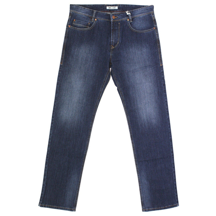 MAC Jeans Herren Arne Straight Jeans 30W / 30L Dark Blue Used H621, 30W / 30L Dark Blue Used H621