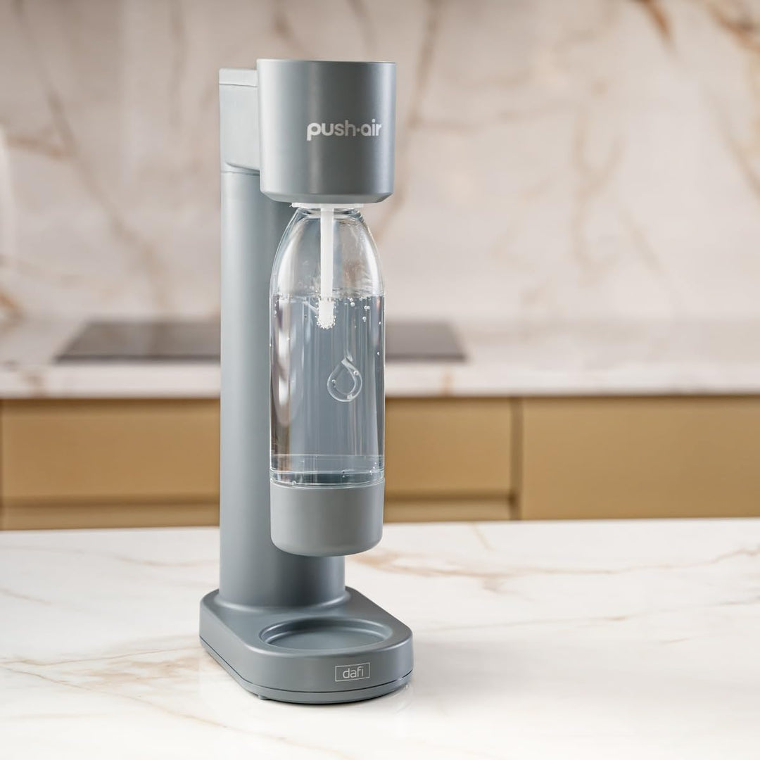 Dafi PUSHAIR Wassersäule Stahl + CO2 Kartusche + Flasche 0,7