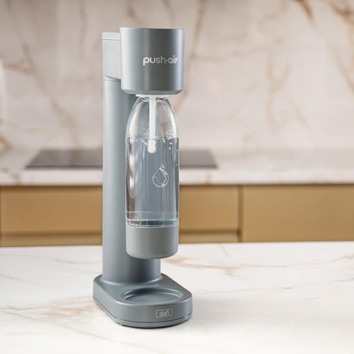 Dafi PUSHAIR Wassersäule Stahl + CO2 Kartusche + Flasche 0,7