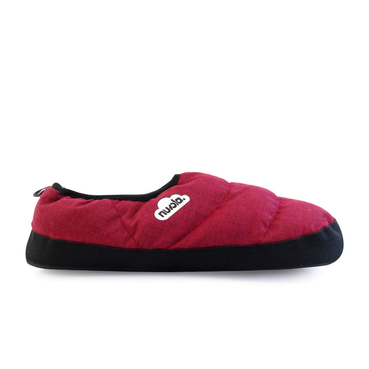 NUVOLA. Hausschuhe Herren Damen Rutschfester Sohle warm gepolstert bequem 34/35 EU Garnet, 34/35 EU