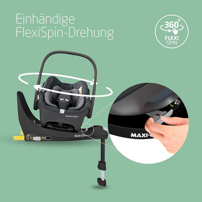 Maxi-Cosi FamilyFix 360 i-Size Basis, Drehbares Autositzsystem, ISOFIX station 360 grad, 0–4 Jahre (