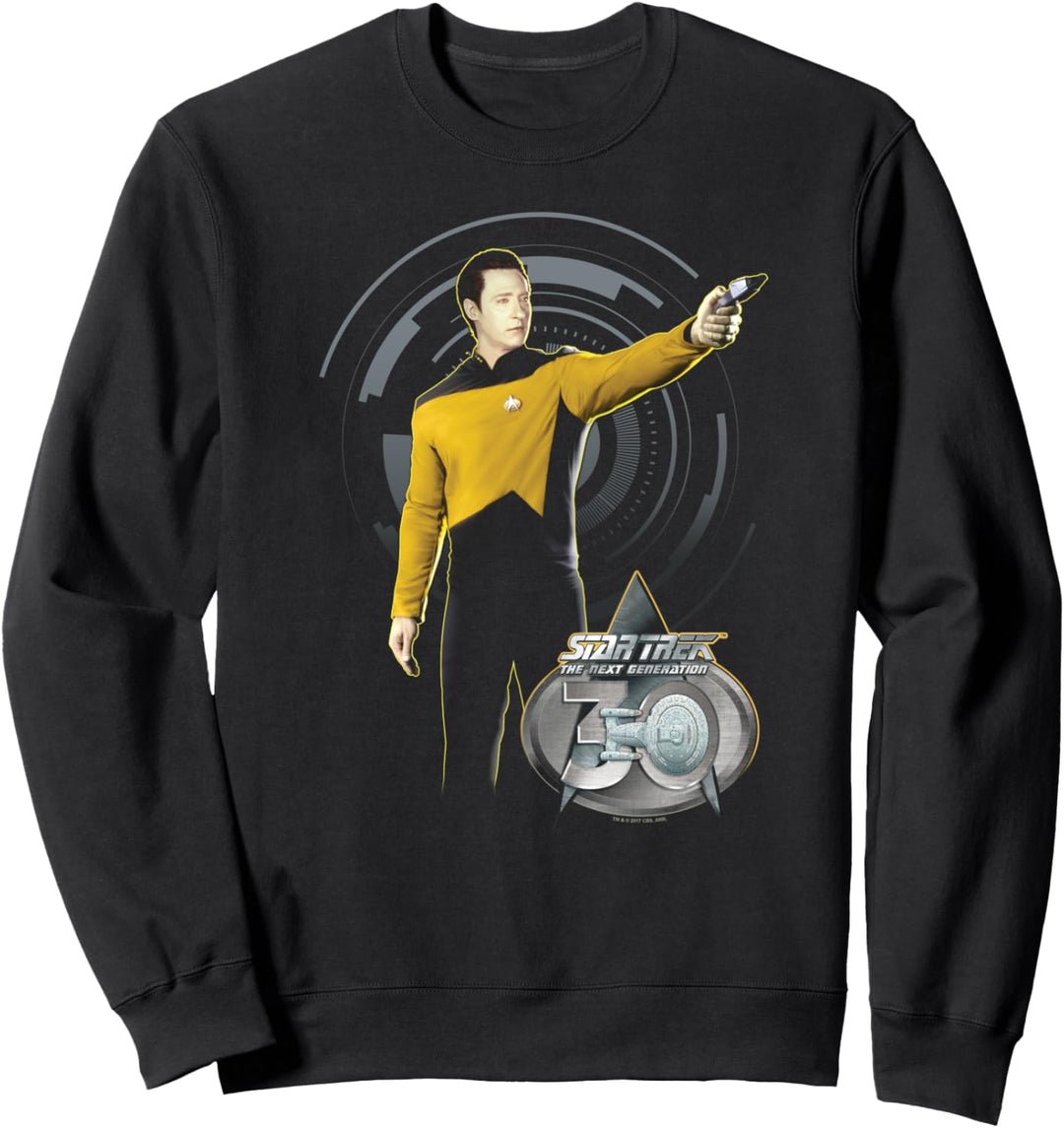 Star Trek Data 30 Sweatshirt