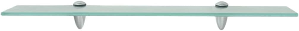 vidaXL Wand Regal Glasregal Glasboden Glasablage Badregal Glas 60x20 cm 8 mm
