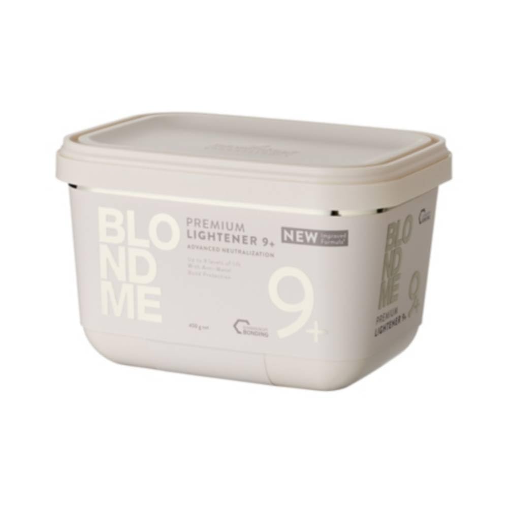 Schwarzkopf Professional BlondMe Premium Aufheller 9+, 1er Pack (1 x 450 g) blau 450 g (1er Pack), b