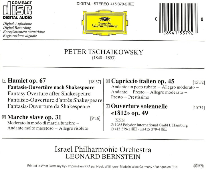 Ouvertre "1812"/Capriccio Italien, Audio-CD