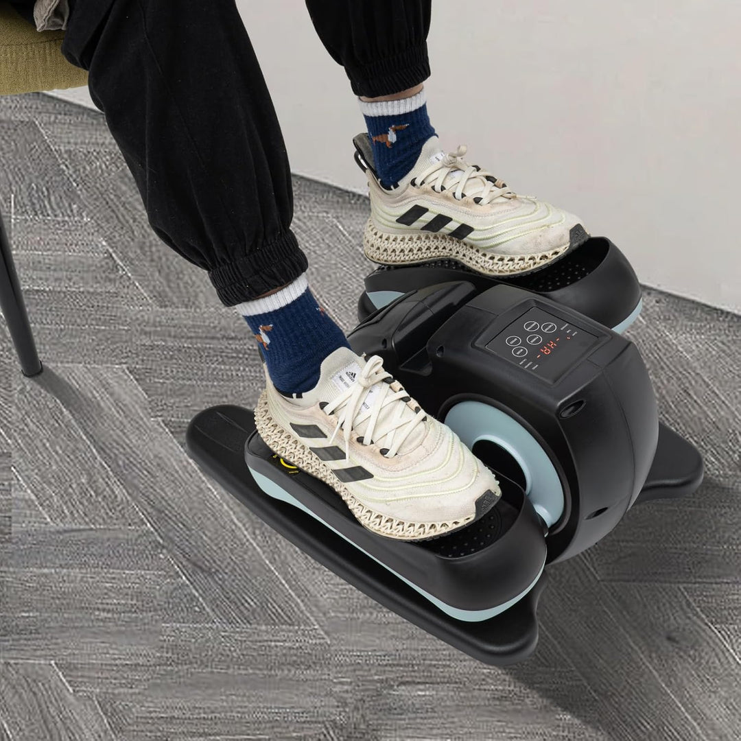 Sportgeräte Zuhause 5 Gänge Beintrainer im Sitzen 3 Modi Sitzender Bein Fuss Pedal Übungsgerät Ideal