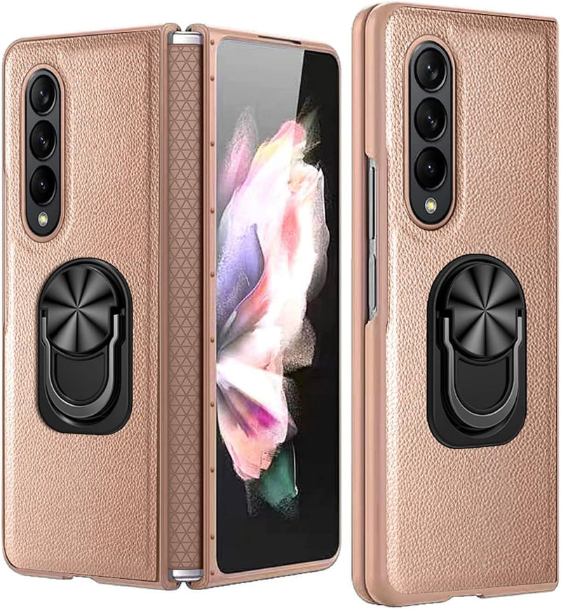 COQUE Galaxy Z Fold 4 Hülle, Schlanke All-Inclusive Handyhülle mit Klappständer, Faltbare Handyhülle