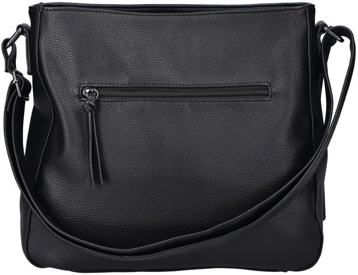 Rieker Damen H1481 Umhängetasche Schwarz, Schwarz