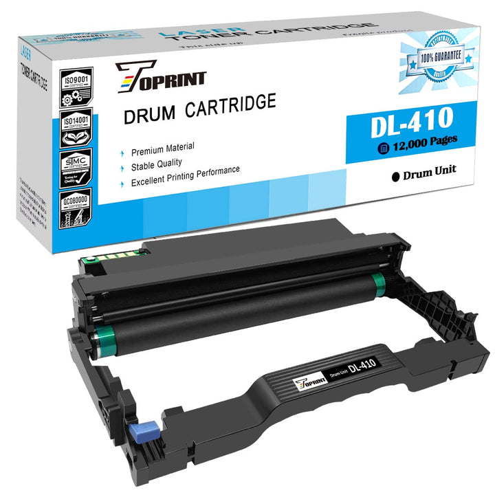 TOPRINT Kompatible Trommeleinheit Bildtrommel DL-410 (DL410, DL 410) 12000 Seiten für Printer P3018D