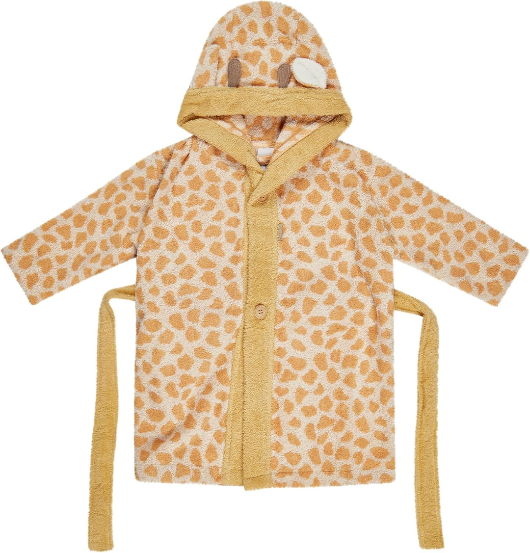 Sterntaler Unisex Kinder Bademantel Giraffe Kaya Baby- und Kinder Bademantel (1er Pack) 92 sand, 92