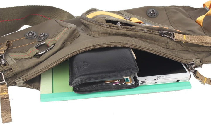 Unisex Gepäck-Kuriertasche L Large-armeegrün, L Large-armeegrün