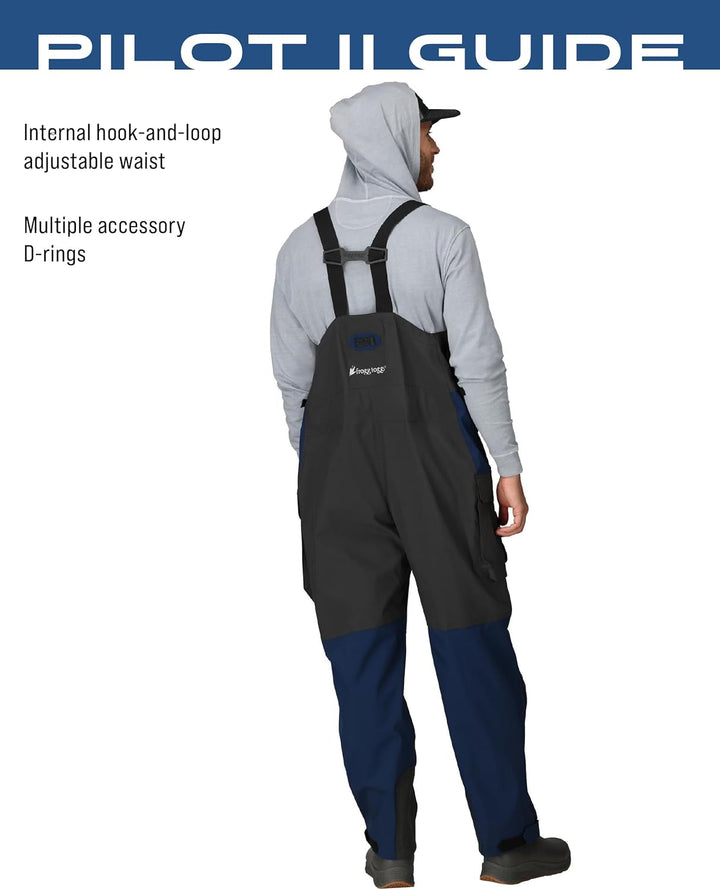 frogg toggs Herren Pilot Ii Guide Waterproof Breathable Rain Bib Pilotenführer Lätzchen (1er Pack) L