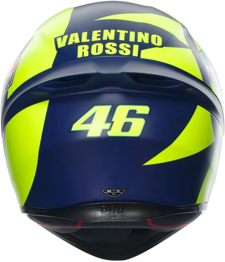 AGV K-1 S Soleluna 2018 Helm blau/gelb XS (53/54), blau/gelb XS (53/54)