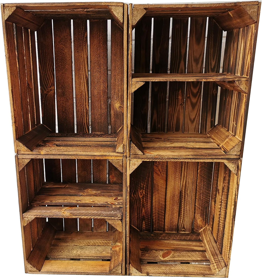 Alte geflammte Obstkisten/Holzkisten in vielen Variationen -Ideal zum Möbelbau oder zur Aufbewahrung