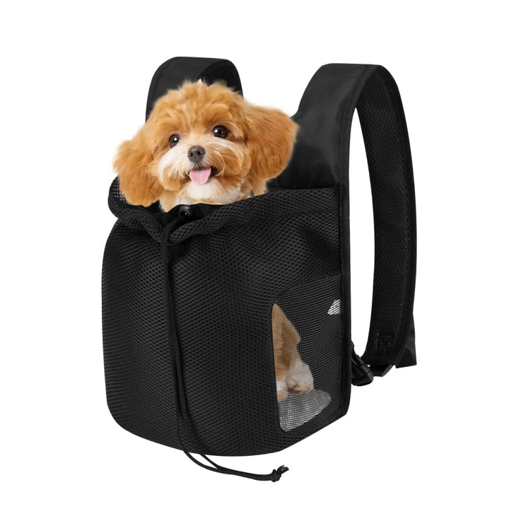 Hunde Fronttrage Rucksack, Atmungsaktiver Haustier Reisetasche, Belüftete Mesh Welpentasche mit Vers