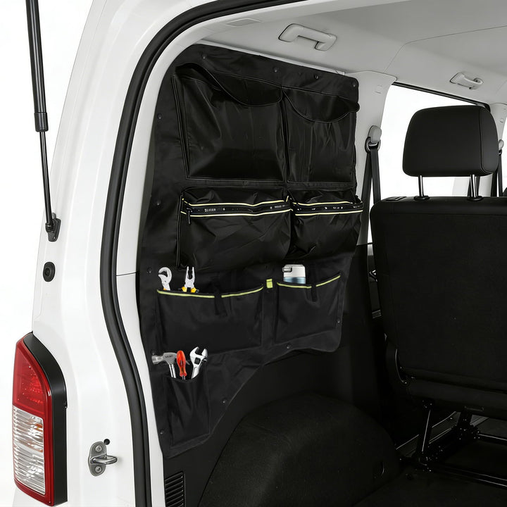 Fenstertasche für VW T5, T6, T6.1 Transporter, Ablagefach an der Heckscheibe für die Fahrerseite, Wa