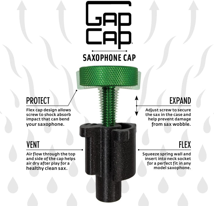 Key Leaves Herzschoner Gap Cap für Tenor - Saxophone verschiedener Hersteller geeignet, Tenor
