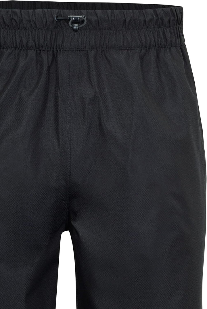 Killtec Herren Regenhose mit durchgehendem Reissverschluss, packbar Kos 20 Mn Pnts XXL Schwarz, XXL