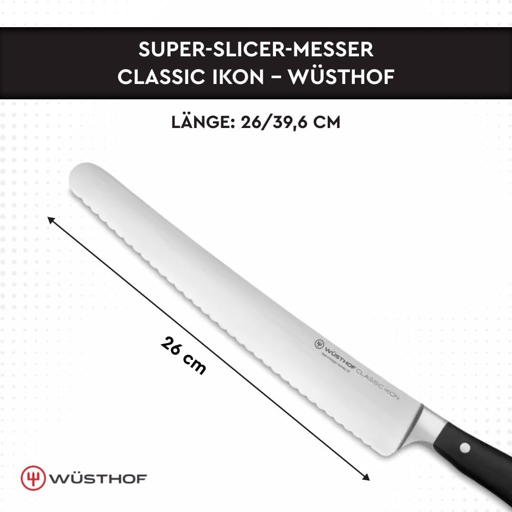 WÜSTHOF Classic Ikon Super Slicer 26 cm