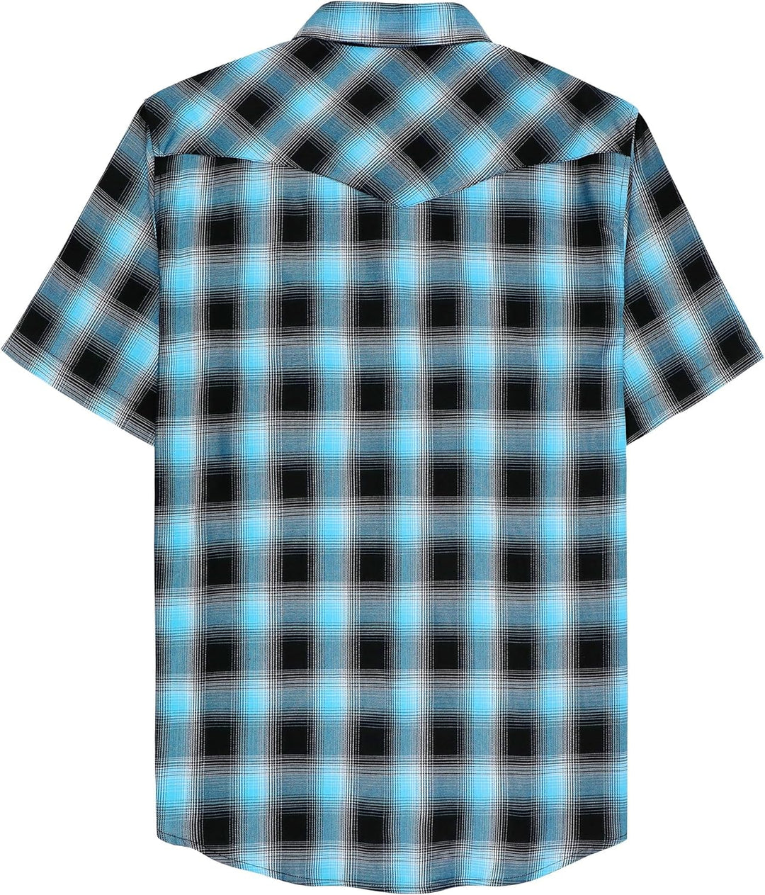 Dubinik® Bambusfaser Kurzarmhemd Herren Freizeithemden Für Herren Druckknöpfe Cowboy Vintage Western