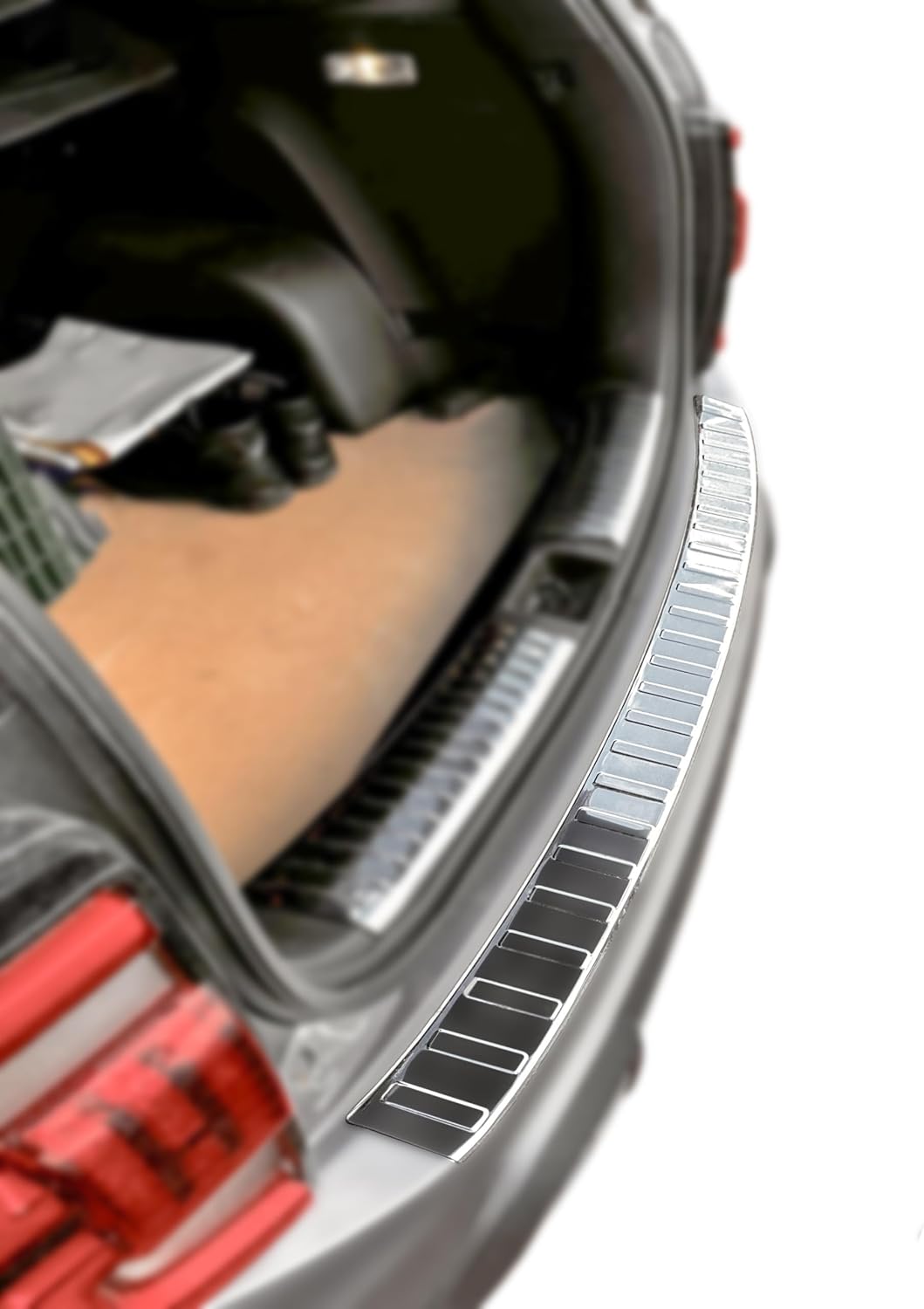 RECAMBO Ladekantenschutz Edelstahl kompatibel für SsangYong Torres | BJ ab 2022 - Hochglanz poliert,