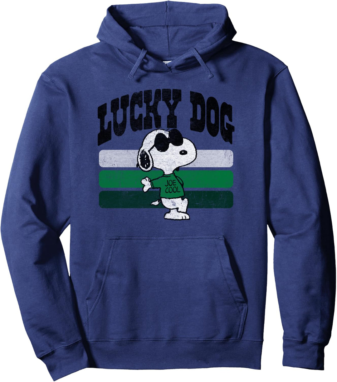 Peanuts St Patrick's Day glücklicher Hund Pullover Hoodie
