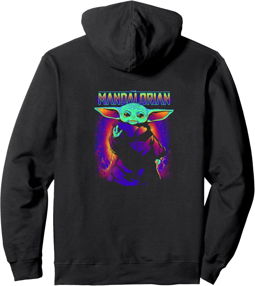 Star Wars: The Mandalorian Neon Mandalorian Signet Emblem Pullover Hoodie