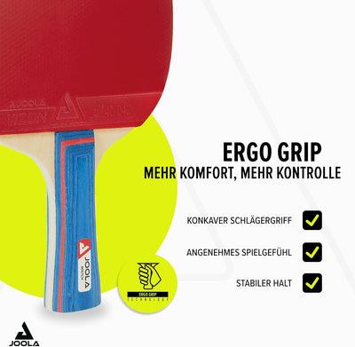 JOOLA Tischtennis Set inklusive Tischtennisschläger, Tischtennisbälle, Tischtennishülle, Tischtennis