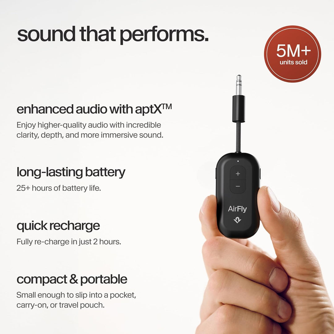 AirFly Pro 2 Schliessen Sie Ihre Bluetooth-Kopfhörer an eine beliebige Kopfhörerbuchse an, z. B. an