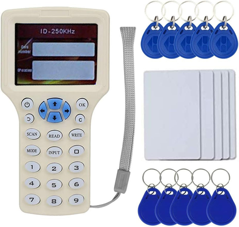 OBO HANDS Englisch RFID NFC Kopierer Leser Schriftsteller Duplizierer 10 Frequenz Programmierer mit