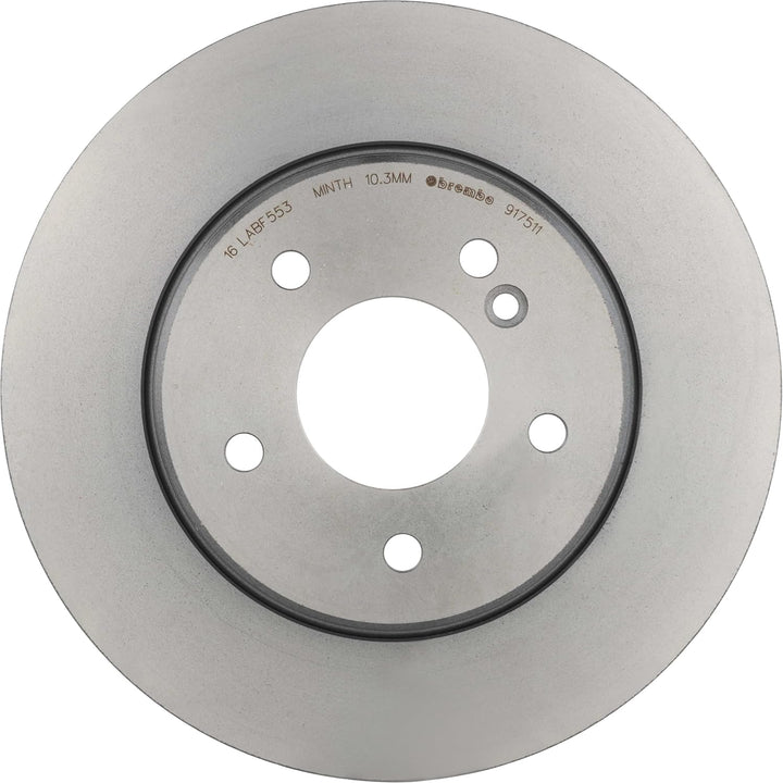 Brembo 08.9175.11 Hintere Bremsscheibe mit UV Lackierung, Anzahl 2