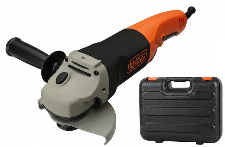 Black+Decker Winkelschleifer (mit 3-Positionen-Zusatzhandgriff, 1200 W, 125 mm, Nullspannungsschalte