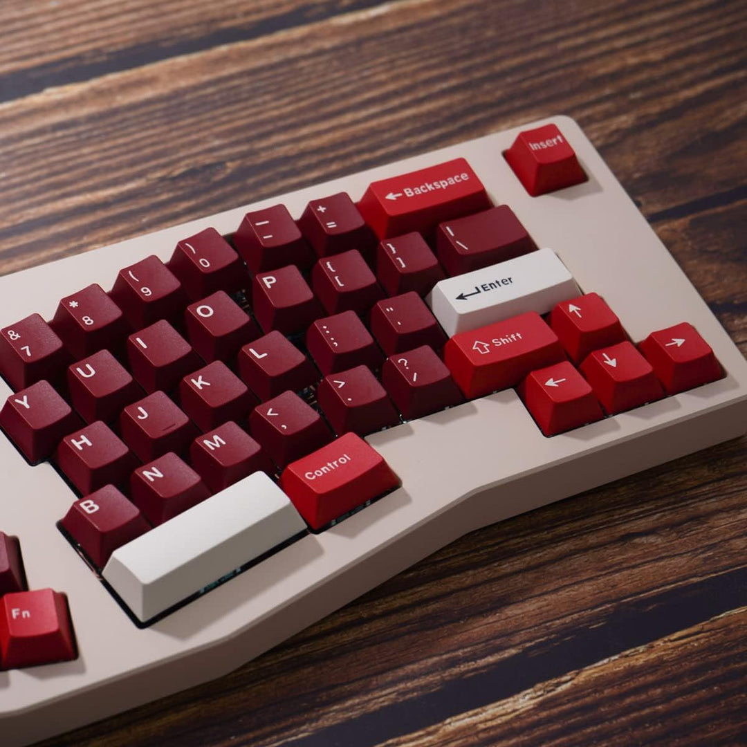 172 Tasten Doubleshot Keycaps Cherry Profil Tastenkappen 7u Spacebar für 60% 65% 95% Mechanische Tas
