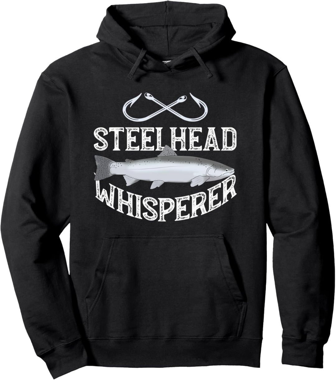 Steelhead Fishing Süsswasserfische Angler Fischer Pullover Hoodie